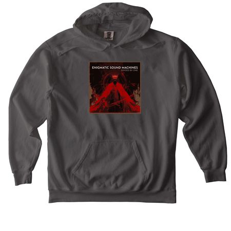 ESM Divided by one, a Pepper Comfort Colors Pullover Hoodie