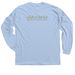 Let's Untangle Those Feelings, a Light Blue Classic Long Sleeve Tee (back-view)