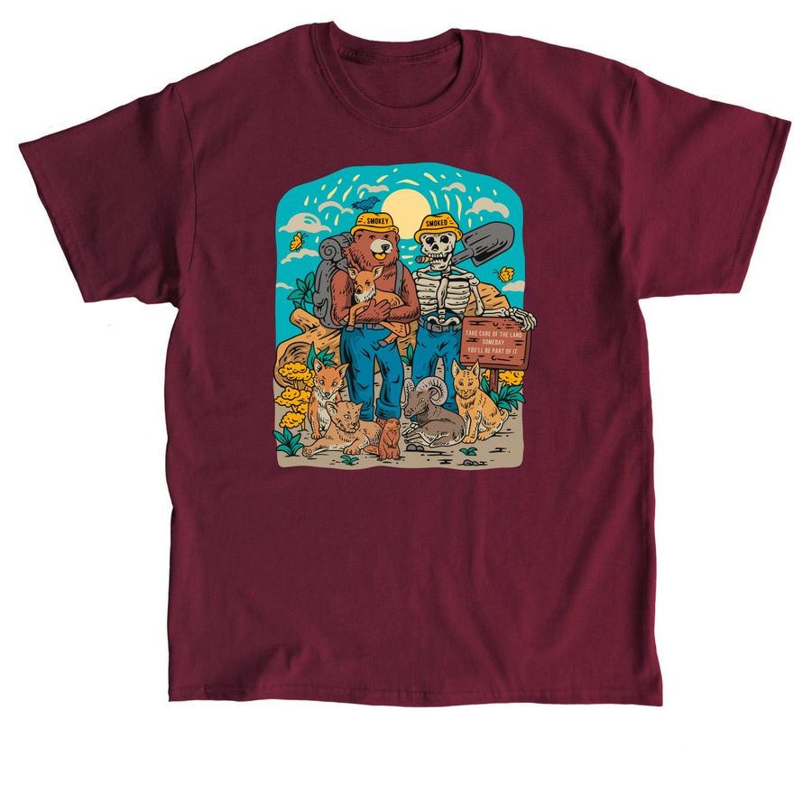 Take Care of The Land (1st Edition), a Maroon Classic Unisex Tee