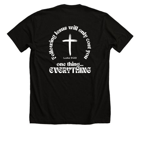 Life Valley, a Solid Black Blend Premium Unisex Tee (back-view)