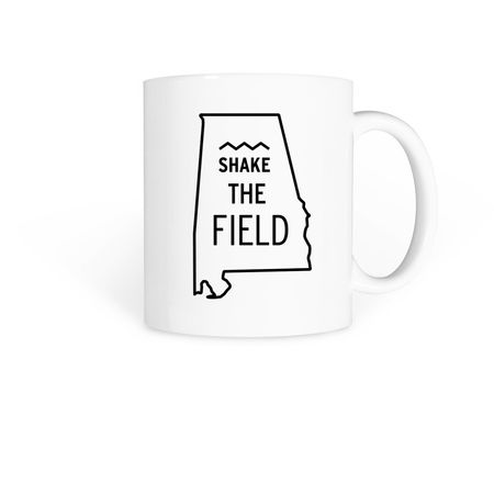 Shake the Field&nbsp;, a White Coffee Mug