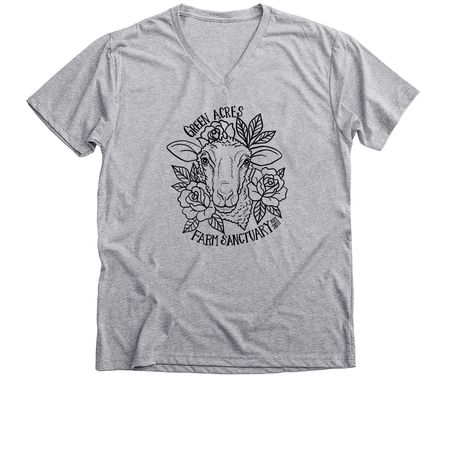 Sweet Rose, a Athletic Heather Premium V-Neck Tee
