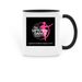 Uptown Dance Collective Coffee Mug, a Black Two-Tone Ceramic Mug