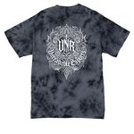 Wandering Soul: Shadowed Past, a Black Crystal Tie Dye Tee (back-view)