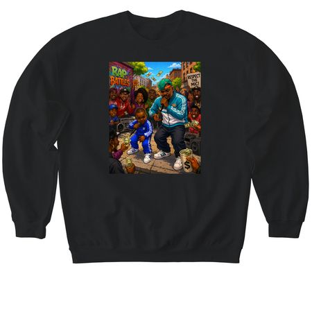 Culture, a Black Softstyle Crewneck Sweatshirt
