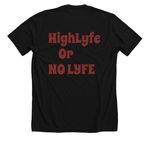 I WANT ALL THE SMOKE&nbsp;, a Solid Black Blend Premium Unisex Tee (back-view)
