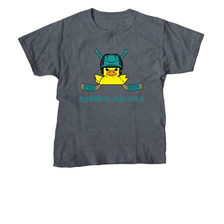 Rubber Puckies Tees & Sweatshirts, a Dark Heather Youth Unisex Tee