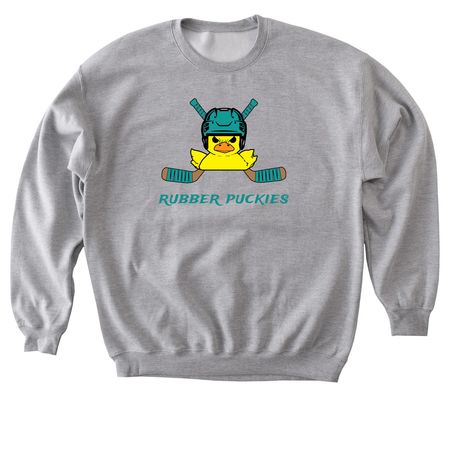 Rubber Puckies Tees & Sweatshirts, a Sport Grey Softstyle Crewneck Sweatshirt