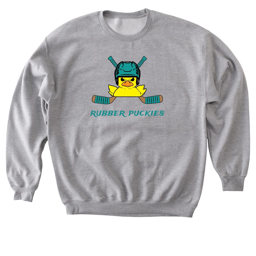 Rubber Puckies Tees & Sweatshirts, a Sport Grey Softstyle Crewneck Sweatshirt