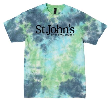 Tie Dye Logo Shirt, a Planet Earth Colorburst Crystal Tie Dye Tee