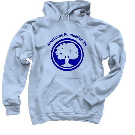 Hawthorne Foundation Inc., a Light Blue Pullover Hoodie