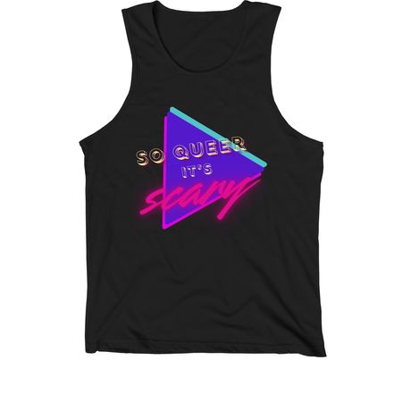 Neon Pride Design, 2026, a Black Premium Cotton Tank