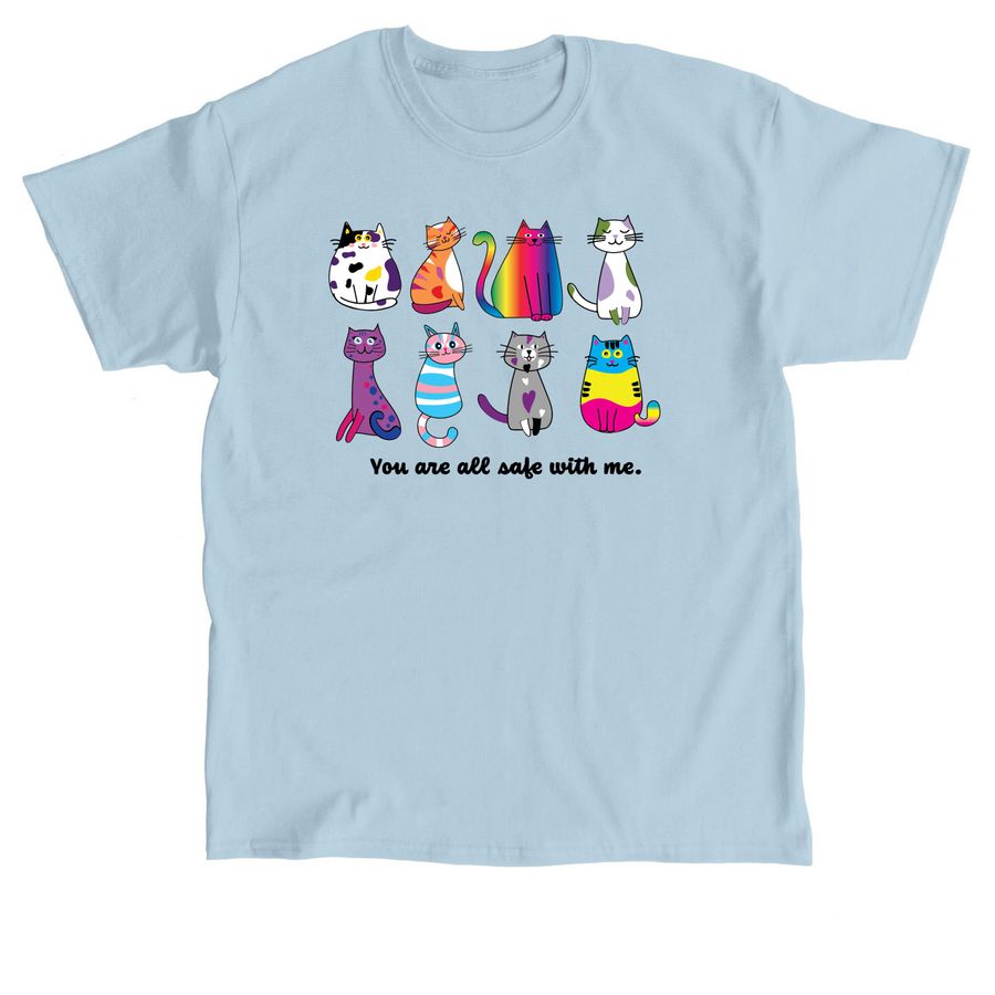 Save Animals with Pride!, a Light Blue Classic Unisex Tee