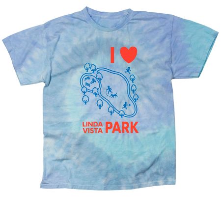 Tie Dye LOVES Linda Vista Park, a Lagoon Classic Tie Dye Tee