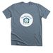 Dark colors, a Heather Slate Premium Unisex Tee