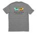 Connect with Nature - Fox, a Aluminum Grey Allmade Eco Triblend Unisex Tee (back-view)