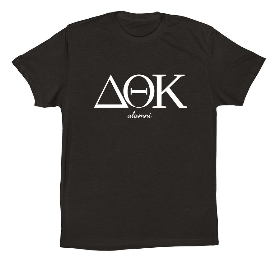 Alumni Swag, a Black Premium Cotton Tee