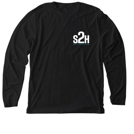 S2H Long Sleeve Shirt, a Solid Black Blend Premium Long Sleeve Tee