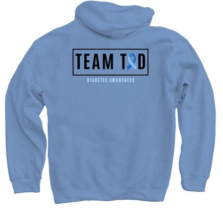 Team T1D Collection, a Carolina Blue Pullover Hoodie