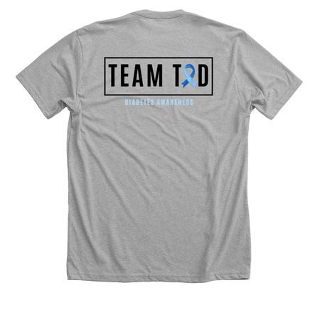 Team T1D Collection, a Athletic Heather Premium Unisex Tee