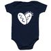 Mito Heart - Onesie (Infant), a Navy Infant Onesie