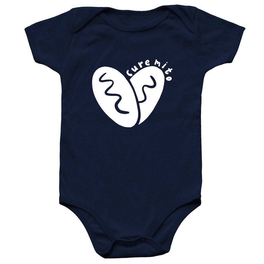 Mito Heart - Onesie (Infant), a Navy Infant Onesie