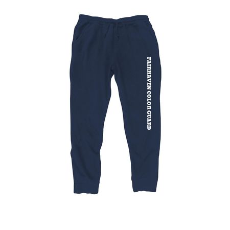 FMB Color Guard Pants, a Classic Navy Midweight Fleece Joggers