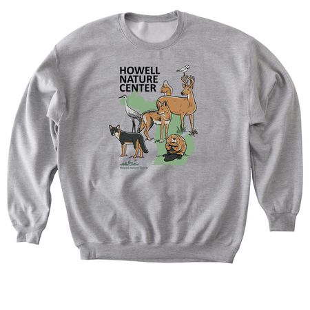 Howell Nature Center, a Sport Grey Softstyle Crewneck Sweatshirt