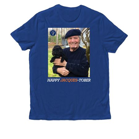 Happy Jacques-tober, a Andromeda Blue Allmade Organic Cotton Unisex Tee