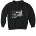 Defunct Protocol, a Black Gildan Softstyle Pullover Hoodie (back-view)