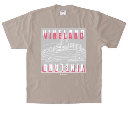 The Land Tee, a Oatmeal Heavyweight Garment Dye Tee