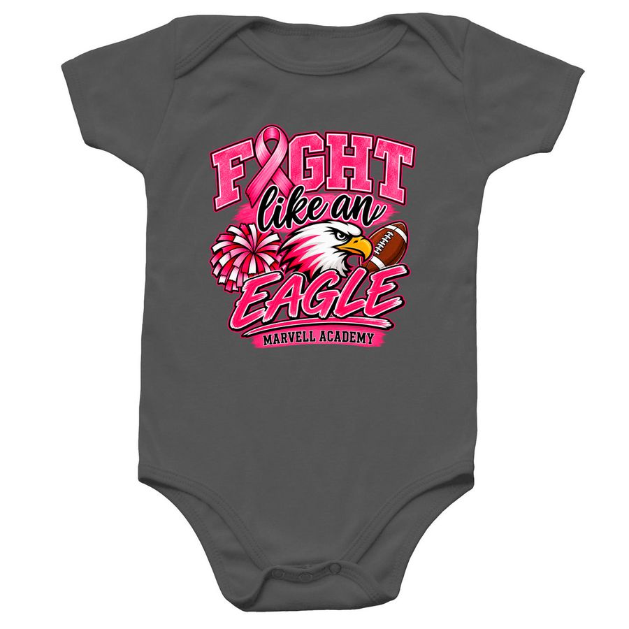 pink out Baby edition&nbsp;, a Charcoal Infant Onesie