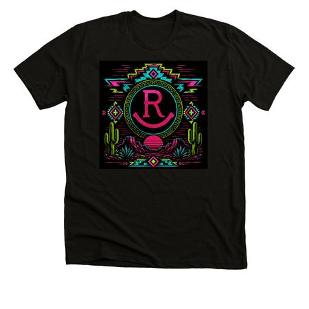 Neon Moon&nbsp;, a Black Heather Premium Unisex Tee