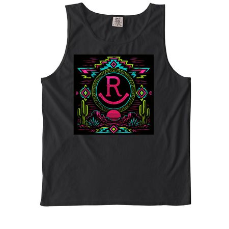 Neon Moon&nbsp;, a Black Comfort Colors Tank Top