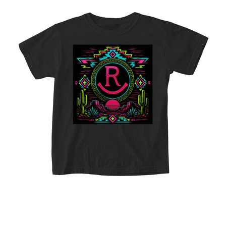 Neon Moon&nbsp;, a Black Comfort Colors Youth Tee