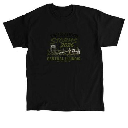 I Survived! Vermilion County Edition&nbsp;, a Black Classic Unisex Tee