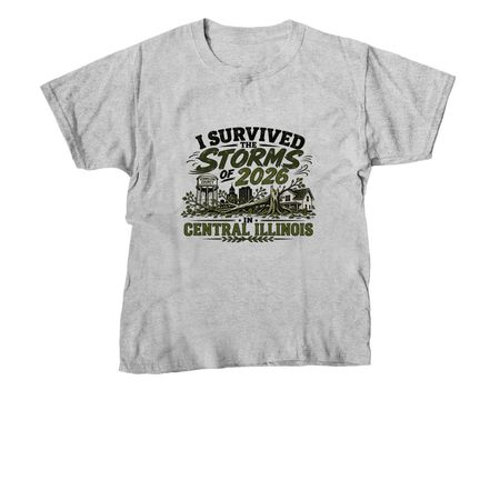 I Survived! Vermilion County Edition&nbsp;, a Sport Grey Youth Unisex Tee