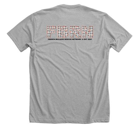 25th Anniversary- with back logo&nbsp;, a Athletic Heather Premium Unisex Tee (back-view)