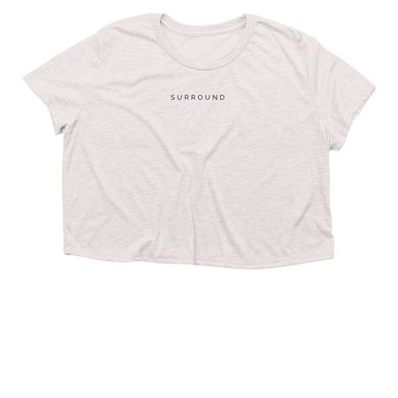 Light Designs, a Heather Dust Women?s Flowy Cropped Tee