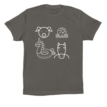 Splash bash, a Asphalt Premium Cotton Tee
