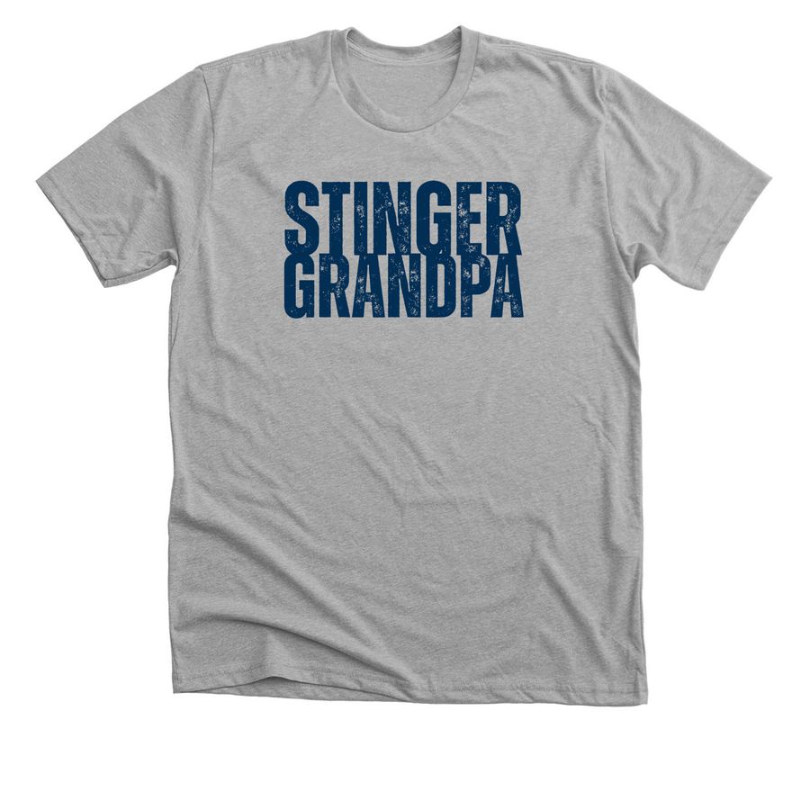 Stinger Grandpa, a Athletic Heather Premium Unisex Tee