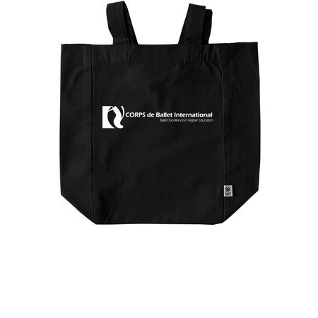 CORPS de Ballet Tote, a Black Recycled Cotton Tote Bag