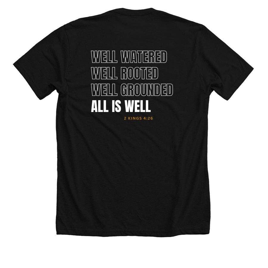 2025 IYYAC, a Solid Black Blend Premium Unisex Tee (back-view)