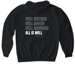2025 IYYAC, a Black Gildan Softstyle Pullover Hoodie (back-view)
