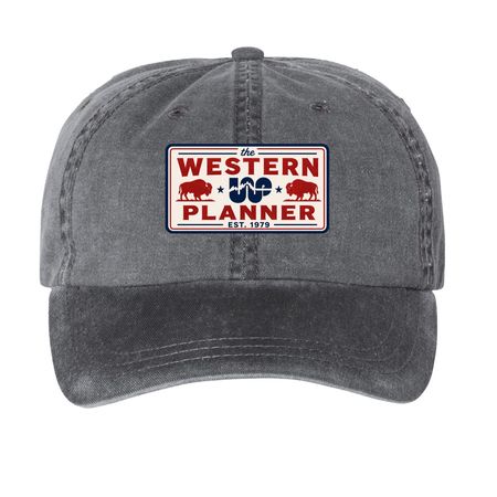 The Western Standard, a Black Printed Pigment Dye Baseball Cap