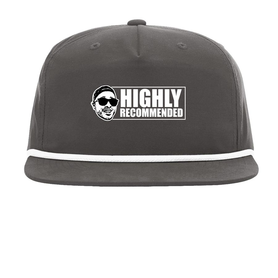 Snap Into Style: The Umpqua Edition, a Charcoal/ White Printed Umpqua Snapback Cap
