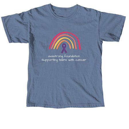 #avastrong foundation, a Blue Jean Comfort Colors Unisex Tee