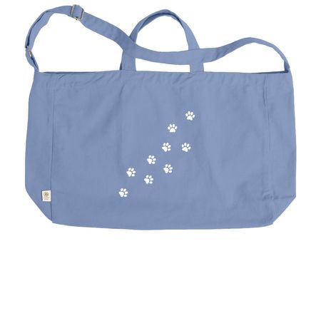 Dogs bag, a Elemental Blue Reclaimist G2G Tote Bag (back-view)