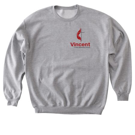 Corner Logo Tees and Sweatshirts, a Sport Grey Softstyle Crewneck Sweatshirt