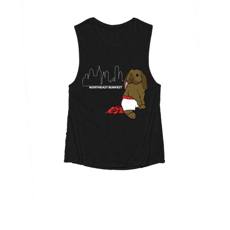 Northeast Bunfest 2025, a Black Women's Muscle Tank